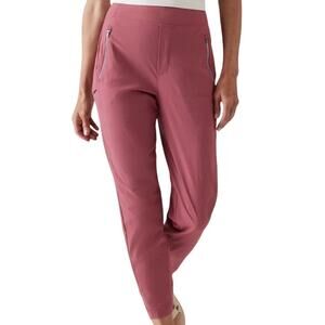 Athleta Trekkie North Jogger Pants Pink Berry Rose Women's Size 22 New With Tags
